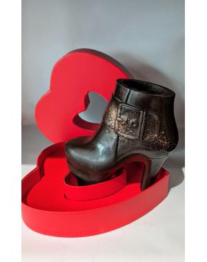Bottine A Talon Noir 