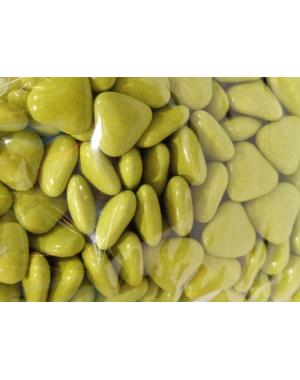 Dragées Minis Coeurs vert anis Chocolat en Vrac