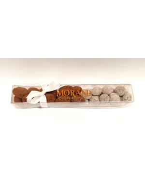 Réglette de 70g d'amandes et noisettes chocolatées