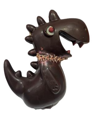 Dinosaure noir garni