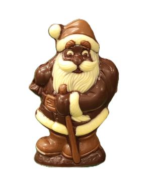 Père Noël chocolat noir grand modèle
