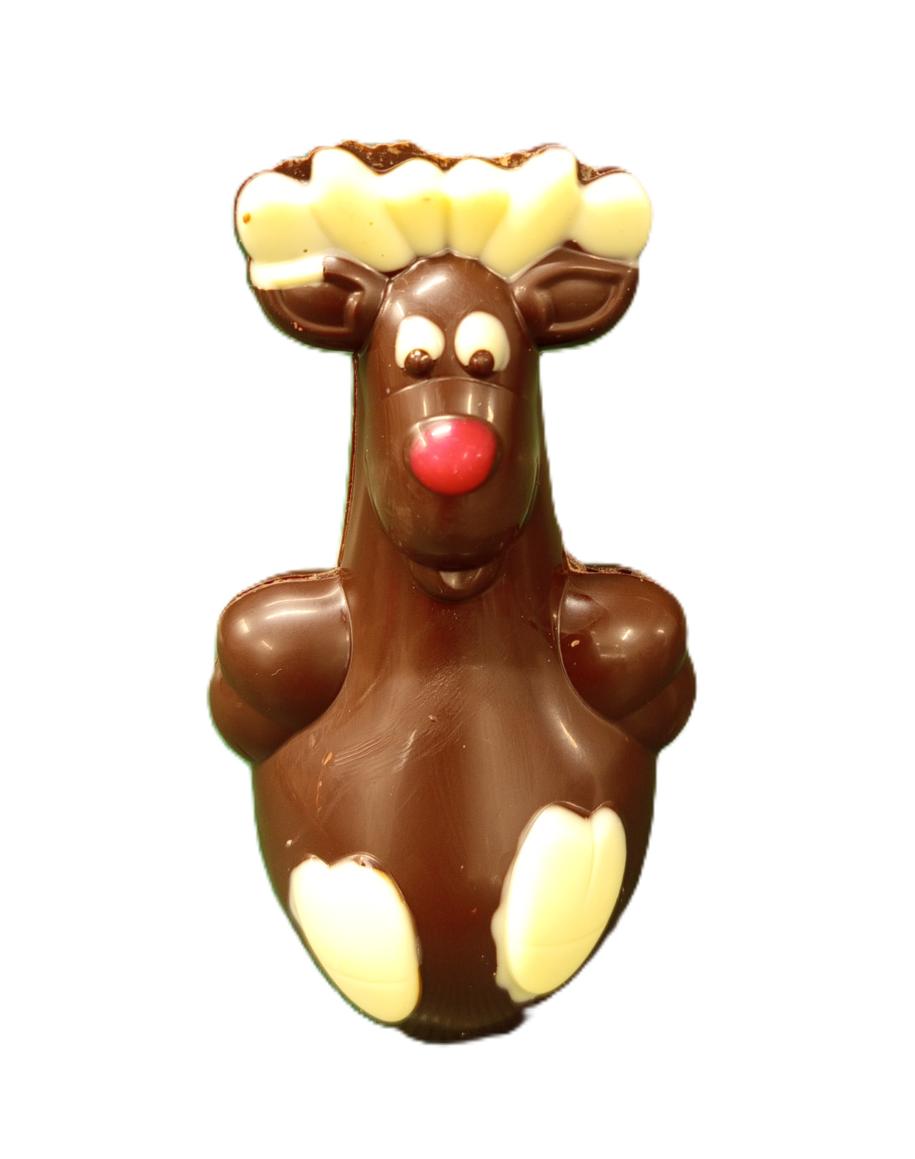 Cerf en chocolat noir