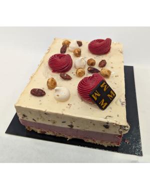 Délice glacé nougat framboise de 6 à 8 parts