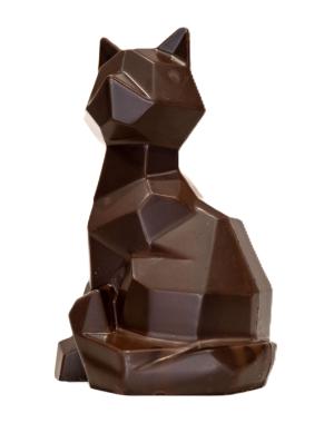 Chat Origami noir garni