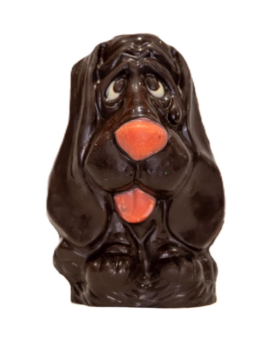 Chien Droopy noir garni