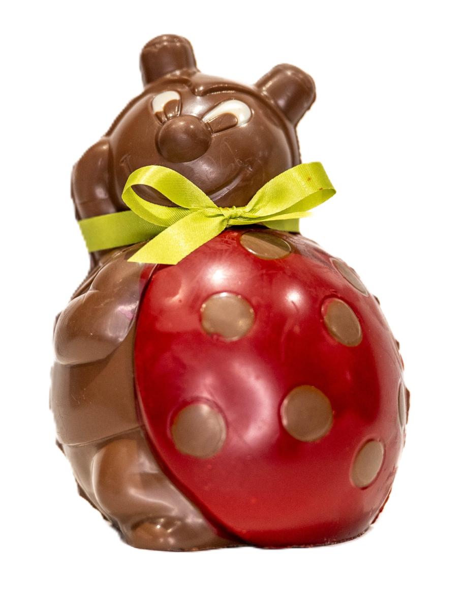 Coccinelle grand modèle lait garnie