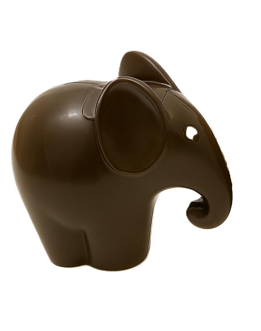 Eléphant noir garni