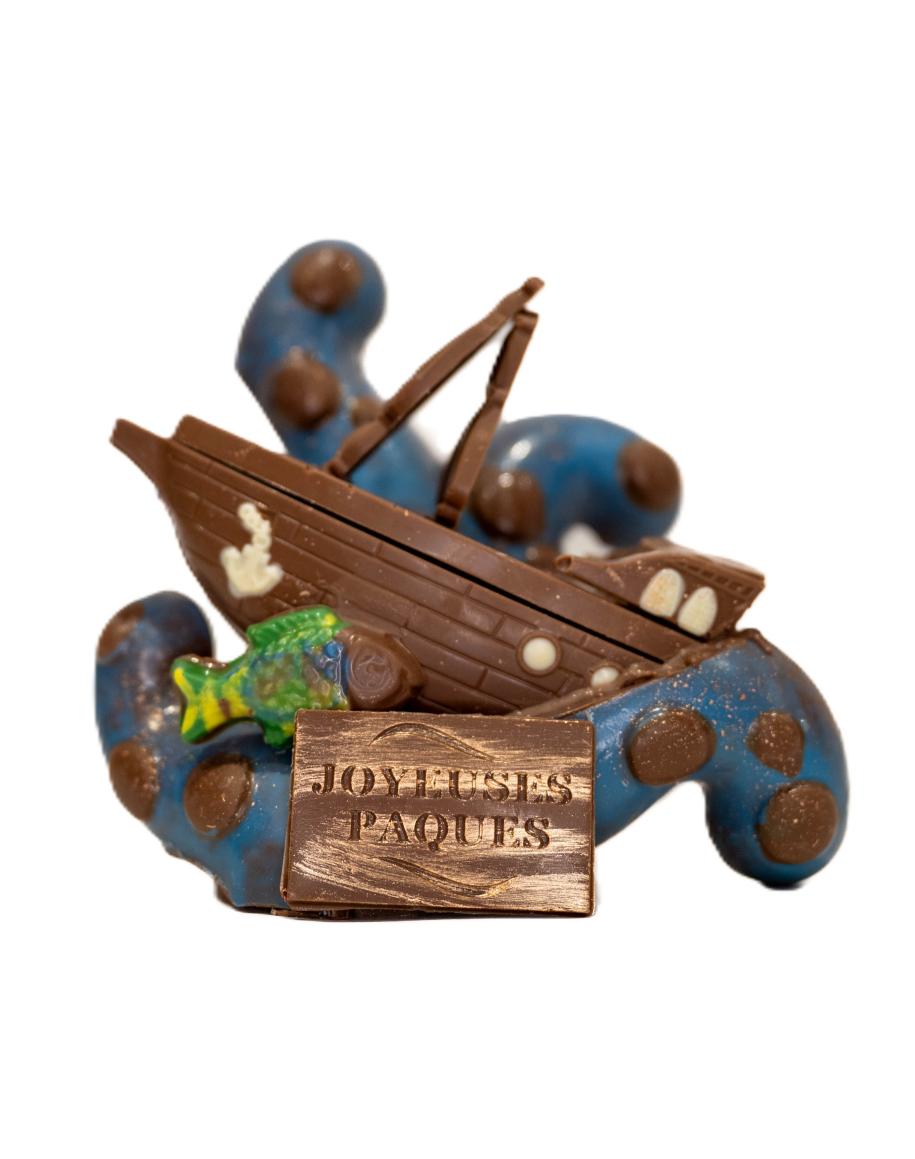 Bateau pirate lait non garni