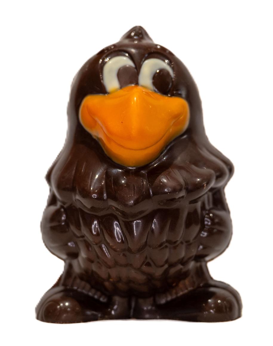 Cagou noir grand modèle garni