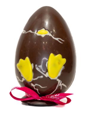 Oeuf poussin noir garni