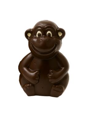 Ouistiti le singe noir garni