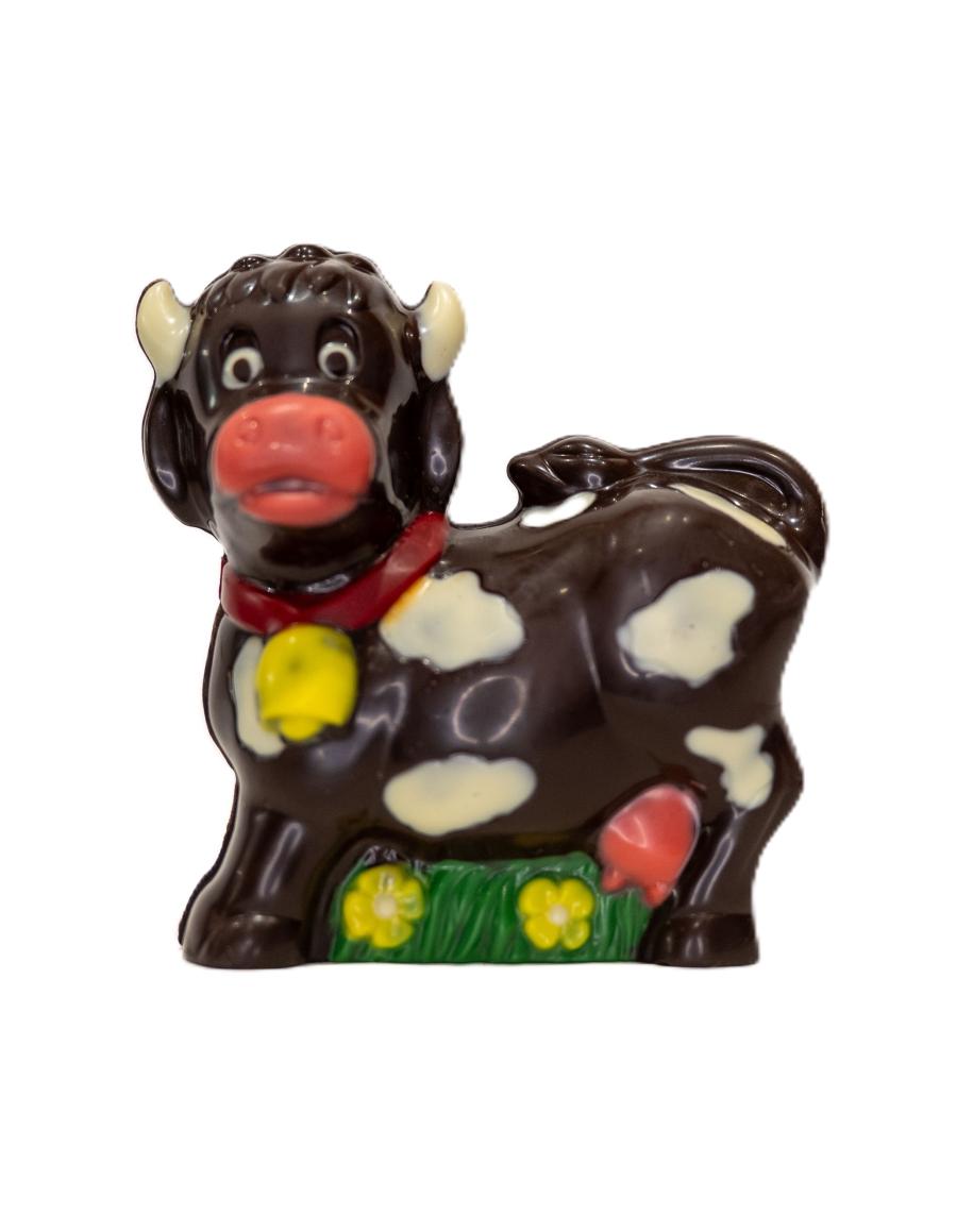 Vache petit modèle noir garni