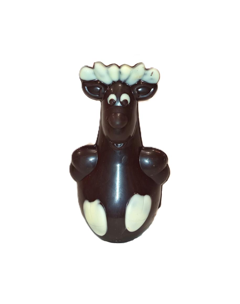 Cerf en chocolat noir