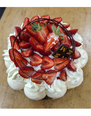 Pavlova aux fraises