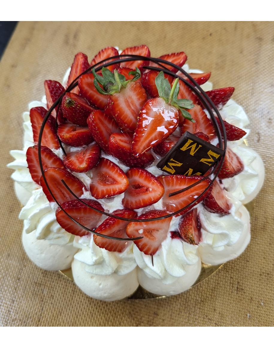 Pavlova aux fraises